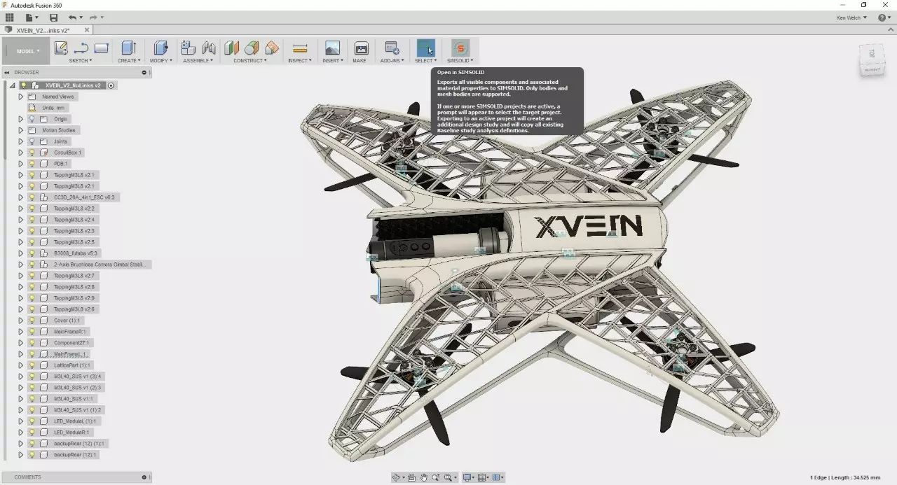 3d打印+项目开源，X VEIN又会给无人机领域带来怎样的冲击？