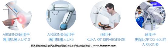 AIRSKIN机器人协作安全电子皮肤传感器