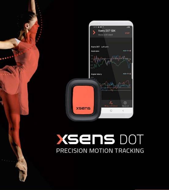 可穿戴运动传感器 Xsens DOT 激发无限可能！